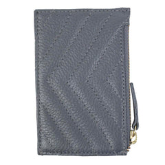 Porta Cartão Nina Matelasse Chumbo Pronta Entrega