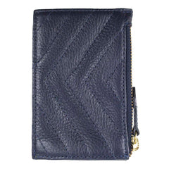 Porta Cartão Nina Matelasse Marinho Liso Pronta Entrega