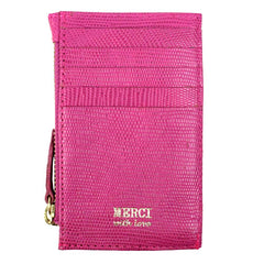 Porta Cartão Nina Pink Lesard Pronta Entrega