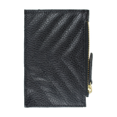 Porta Cartão Nina Matelasse Preto Liso Pronta Entrega