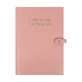 Porta Cartão de Vacina + Caderneta de Saúde Impressa em Couro Personalizado