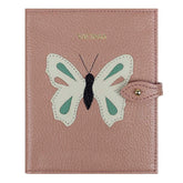 Porta Mini Cartão de Vacina - Modelo Einstein Borboleta em Couro Personalizado