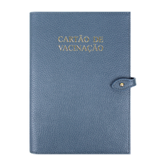 Porta Cartão de Vacina em Couro Personalizado