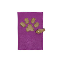 Porta Cartão de Vacina Pet em Couro Personalizado