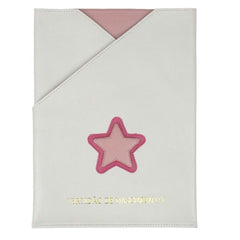 Porta Certidão de Nascimento Estrela em Couro Personalizado
