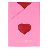 Porta Certidão de Nascimento Coração em Couro Personalizado