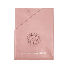 Porta Certidão de Nascimento Camélia em Couro Personalizado