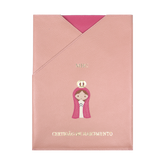 Porta Certidão de Nascimento Nossa Senhora em Couro Personalizado