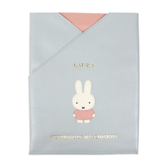 Porta Certidão de Nascimento Petit Lapin em Couro Personalizado