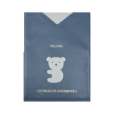 Porta Certidão de Nascimento Little Koala em Couro Personalizado