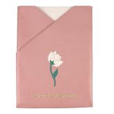 Porta Certidão de Nascimento Tulipa em Couro Personalizado