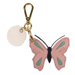 Chaveiro Borboleta em Couro Personalizado