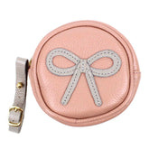 Porta Chupeta Laço Rococó Algodão Doce Liso com Atmosfera Pronta Entrega