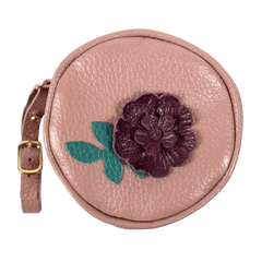 Porta Chupeta Le Jardin em Couro Personalizada