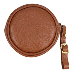 Porta Chupeta Urso Aviador em Couro Personalizada