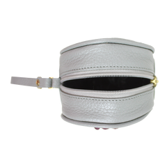 Porta Chupeta Le Jardin em Couro Personalizada