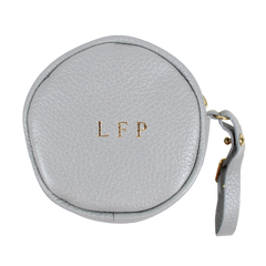 Porta Chupeta Le Jardin em Couro Personalizada