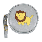 Porta Chupeta Little Lion em Couro Personalizada
