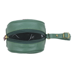 Porta Chupeta Cogumelo em Couro Personalizada