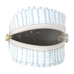 Porta Chupeta Cavalo Joca Estampa Listrado Pontilhado em Couro Personalizada