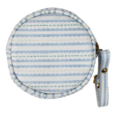 Porta Chupeta Cavalo Joca Estampa Listrado Pontilhado em Couro Personalizada