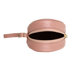 Porta Chupeta Girafinha em Couro Personalizada