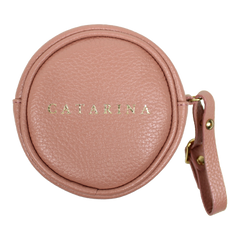 Porta Chupeta Girafinha em Couro Personalizada