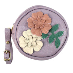 Porta Chupeta Le Jardin em Couro Personalizada