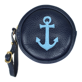 Porta Chupeta Marinheiro em Couro Personalizada