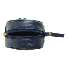 Porta Chupeta Little Dino em Couro Personalizada