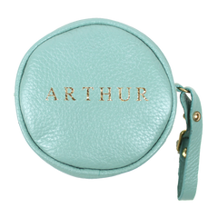 Porta Chupeta Little Car em Couro Personalizada