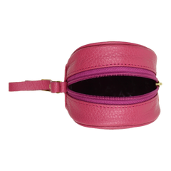 Porta Chupeta Nossa Senhora em Couro Personalizada