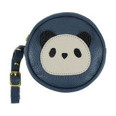 Porta Chupeta Little Panda em Couro Personalizada