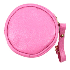 Porta Chupeta Arco Íris em Couro Personalizada