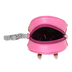 Porta Chupeta Lhama em Couro Personalizada