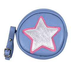 Porta Chupeta Estrela em Couro Personalizada