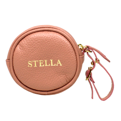 Porta Chupeta Estrela em Couro Personalizada