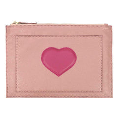 Porta Documento Coração em Couro Personalizado