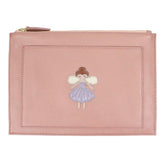 Porta Documento Fadinha em Couro Personalizado