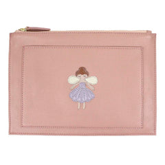 Porta Documento Fadinha em Couro Personalizado