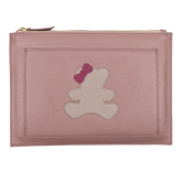 Porta Documento Little Bear Laço em Couro Personalizado