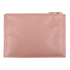 Porta Documento Bordado Muguet em Couro Personalizado