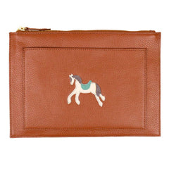 Porta Documento Cavalo Joca em Couro Personalizado