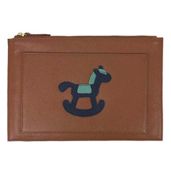 Porta Documento Little Horse em Couro Personalizado