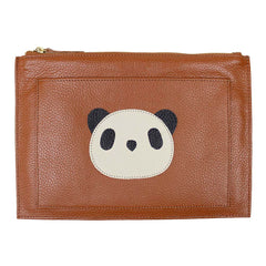 Porta Documento Little Panda em Couro Personalizado