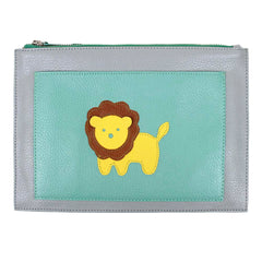 Porta Documento Little Lion em Couro Personalizado