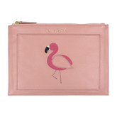 Porta Documento Flamingo em Couro Personalizado
