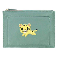 Porta Documento Onça em Couro Personalizado