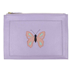 Porta Documento Borboleta em Couro Personalizado