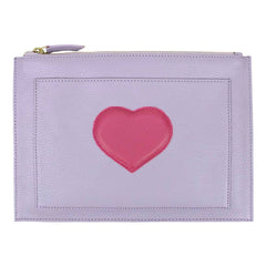 Porta Documento Coração em Couro Personalizado